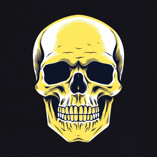 Yellow Skull by Merchgard